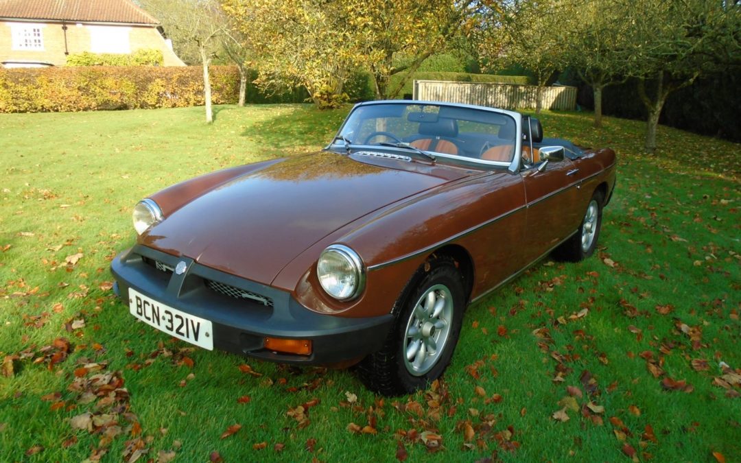 MGB Roadster with Overdrive 1979 – matching numbers