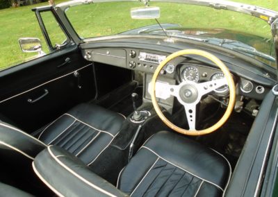 MGB Roadster with overdrive and pull door handle, 1964