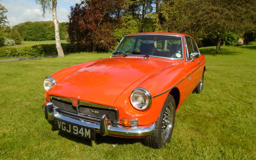 1974 MGB GT V8 with Overdrive – SOLD