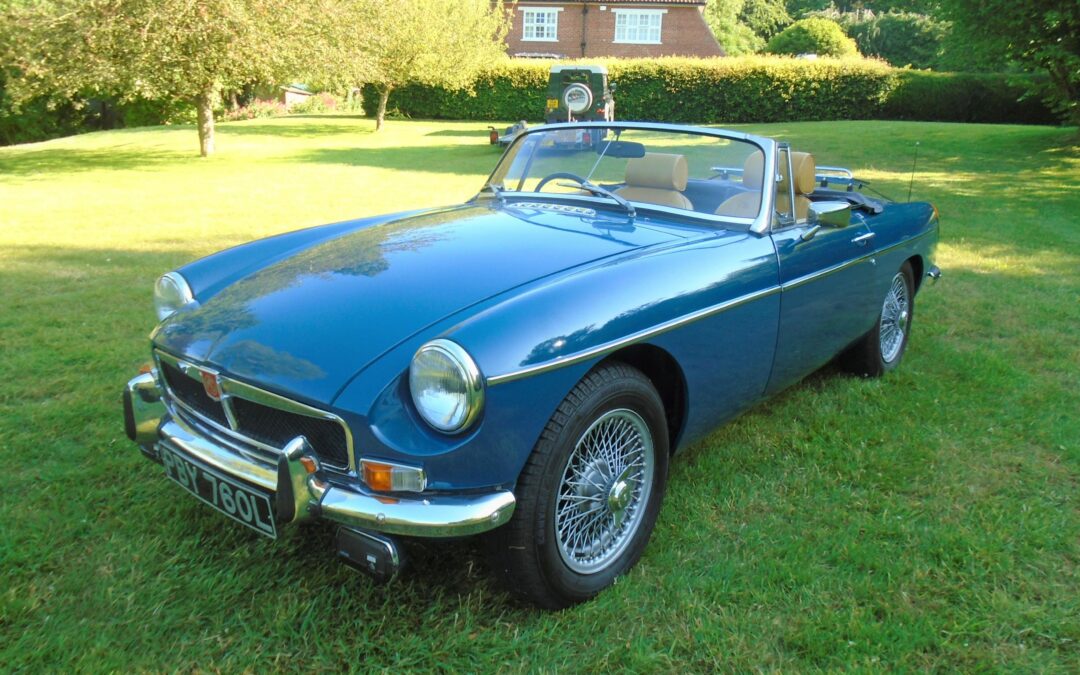 1973 MGB Roadster with Overdrive – SOLD
