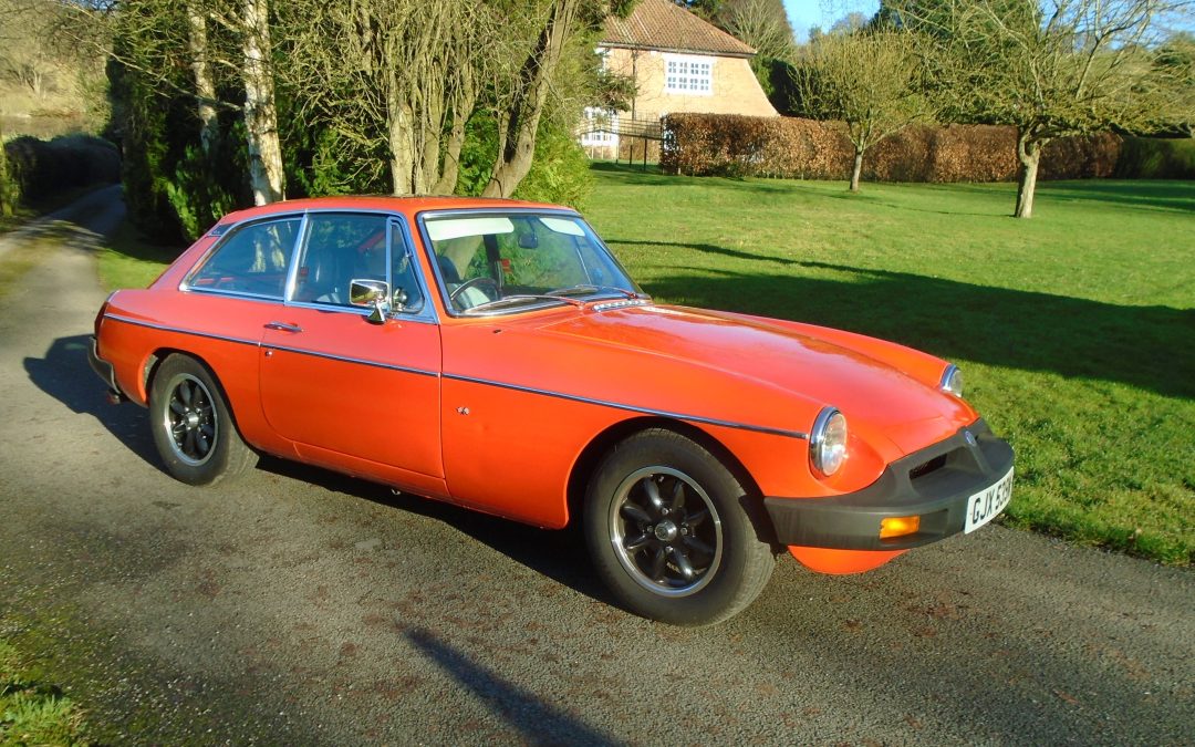 1980 MGB GT with Overdrive – SOLD