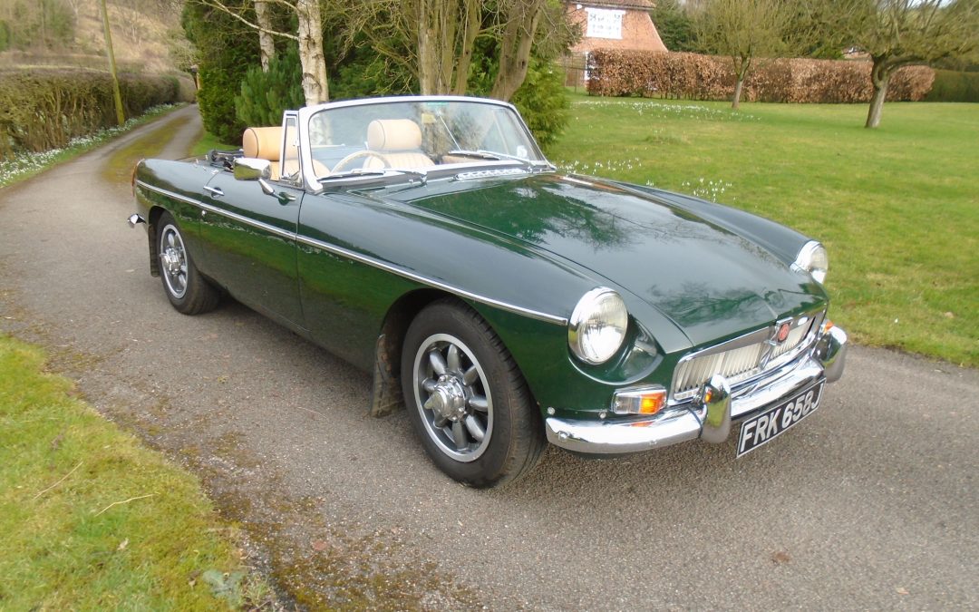 1971 MGB Roadster with Overdrive – SOLD