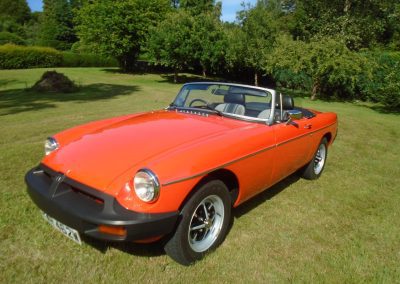 1980 MGB Roadster with Overdrive