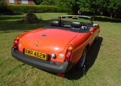 1980 MGB Roadster with Overdrive