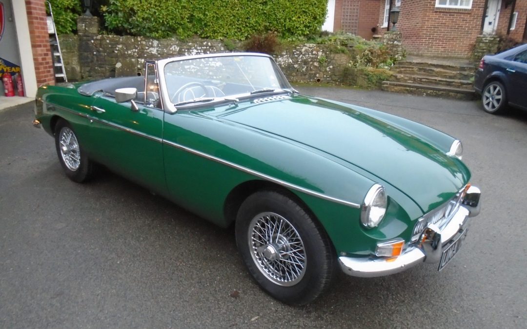 1967 MGB Roadster with Overdrive – SOLD