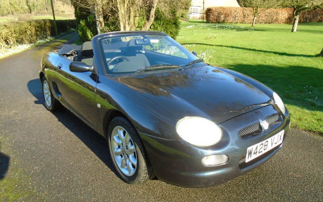 2000 MGF – one owner, low mileage – SOLD