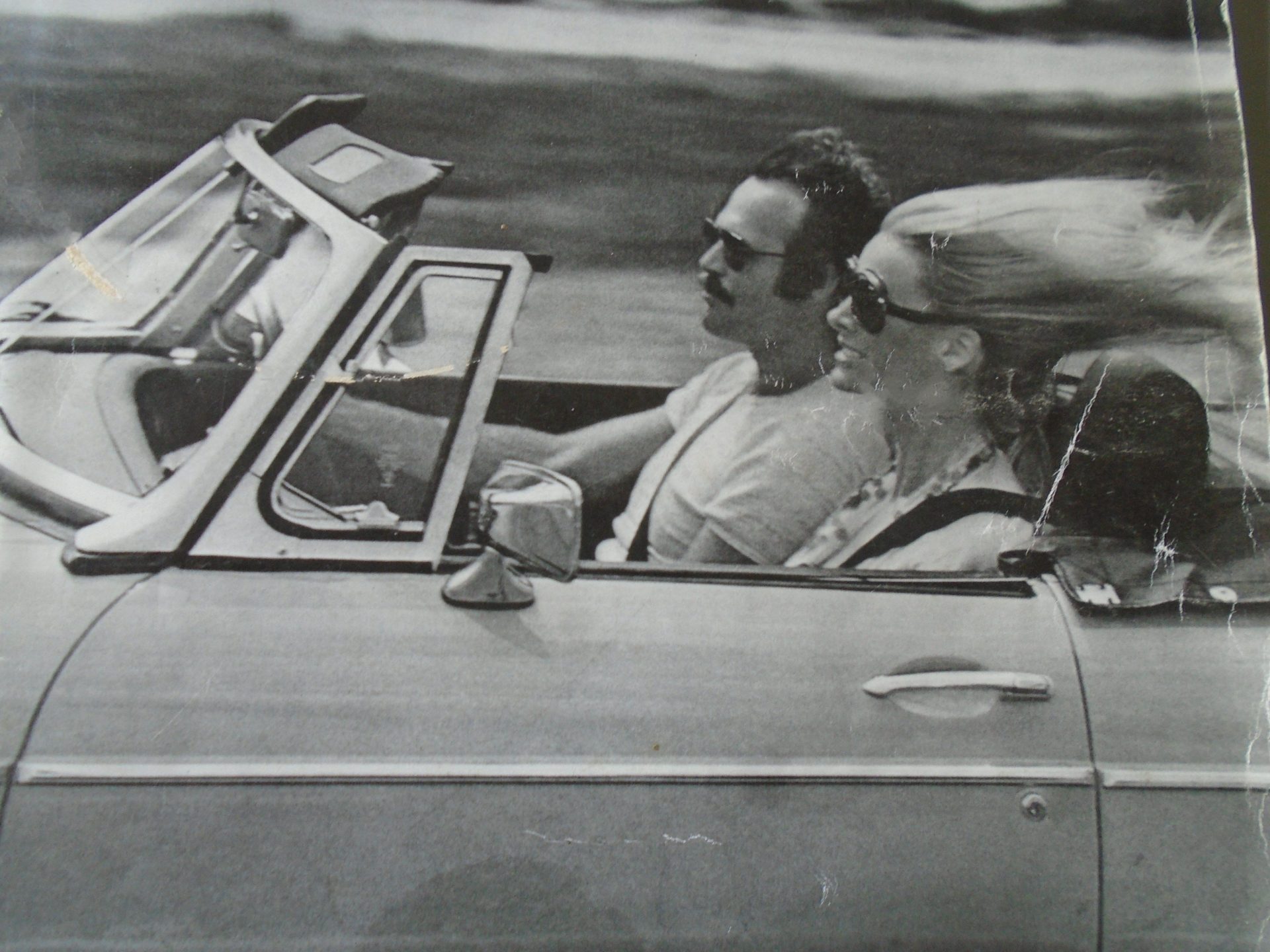 MGB at speed