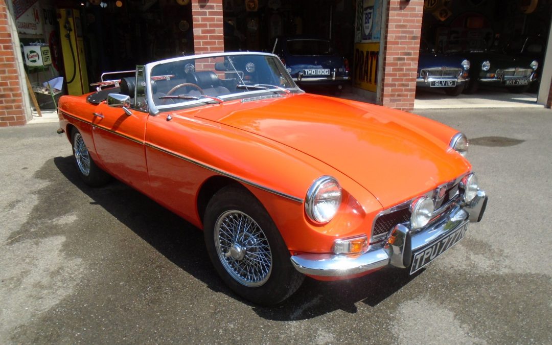 1974 MGB Roadster with Overdrive – SOLD